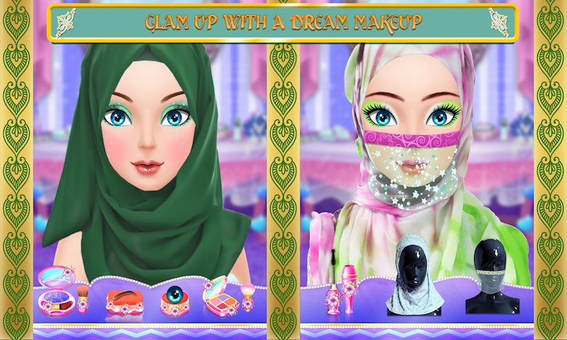 Muslim Hijab Girls Fashion Salon and Makeover