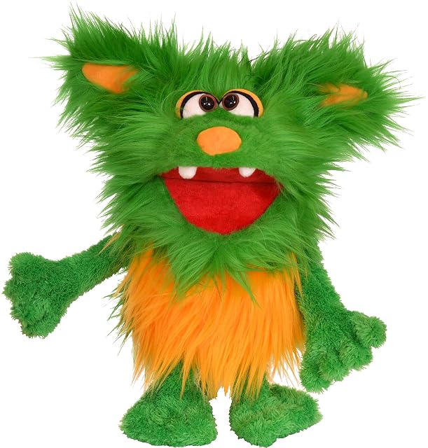 Foto 3 de 8 de Living Puppets Monster to go! W847 - Marioneta de Mano para Adultos y niños, 20 cm, Lavado a Mano