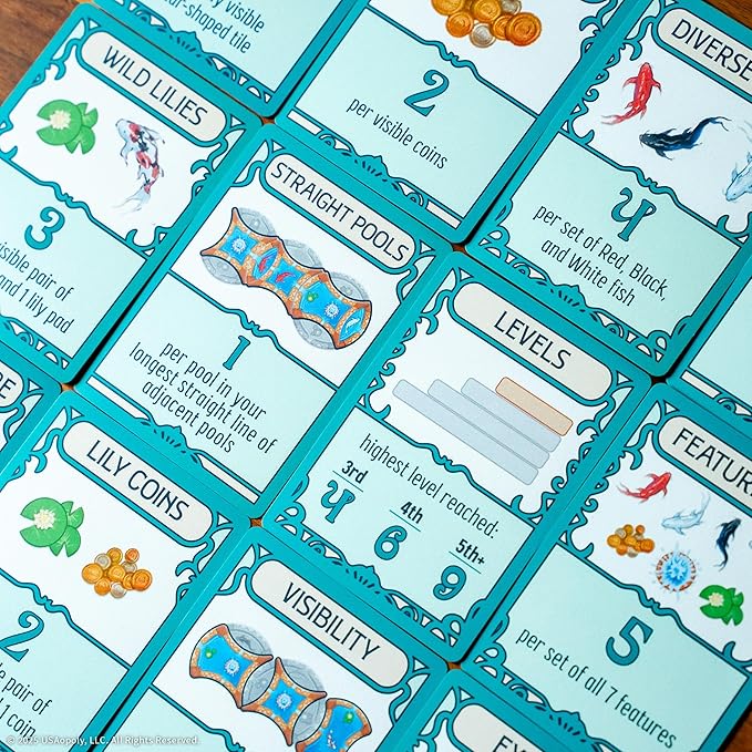 Fountains Board Game - Juego de Mesa de Estrategia y Apilamiento miniatura 8