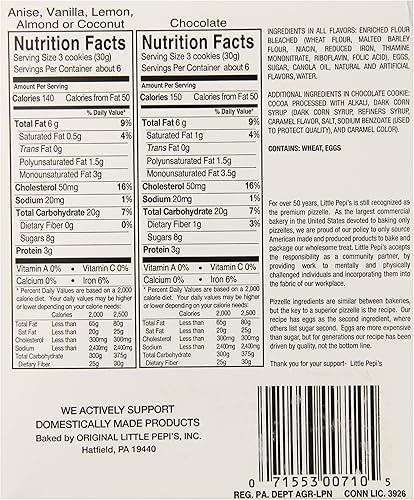 Miniatura 2 de Little Pepi S pizzelles limón 7onzas