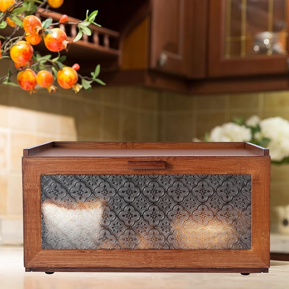 Vintage Retro Metal Bread Box
