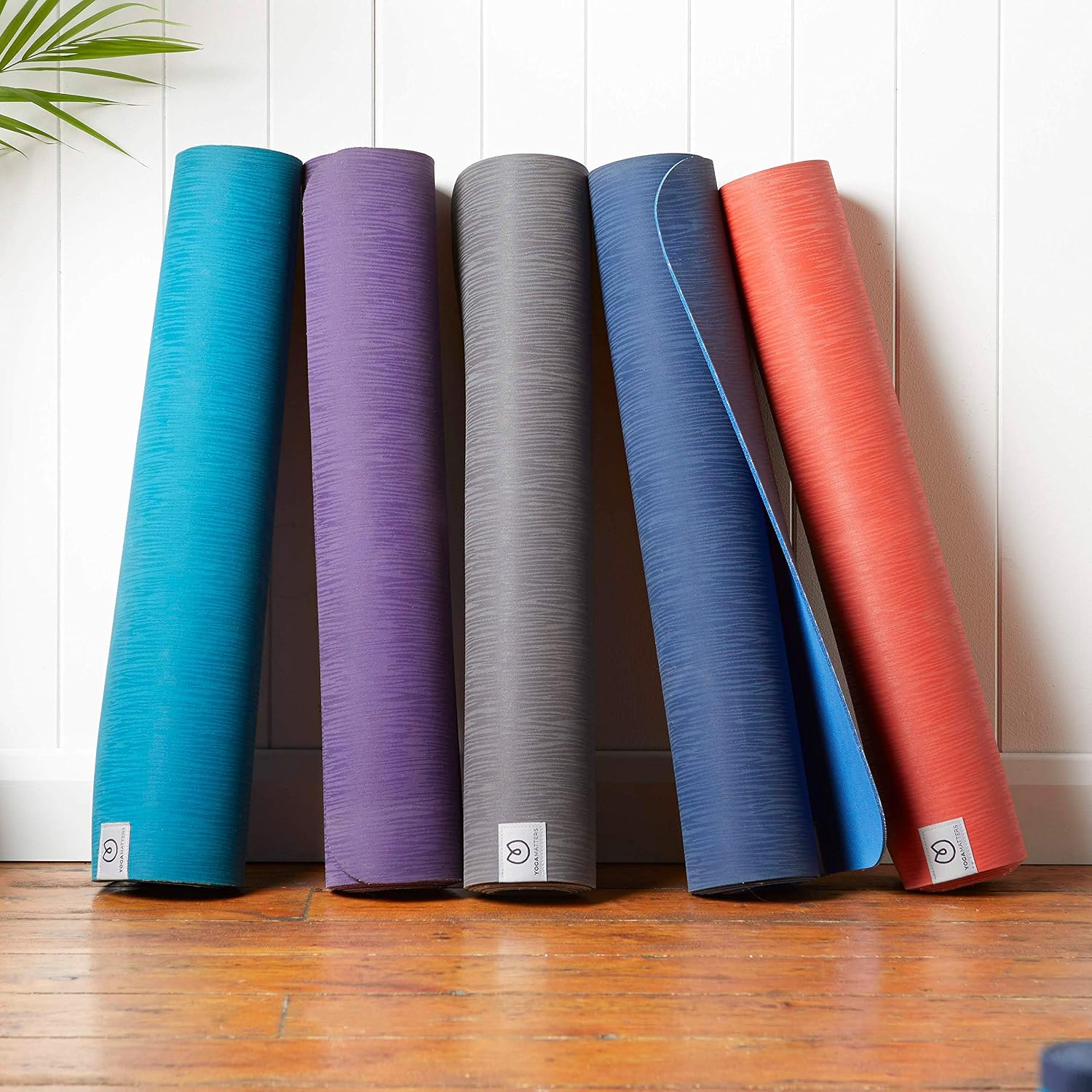 Yogamatters Eco Everyday Yoga Mat 4mm, Slate Grey, 183cm x 61cm x 4mm - Image 4