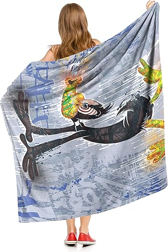 Miniatura 7 de Northwest Looney Tunes - Manta de seda táctil, 50 x 60 pulgadas, Crazy Bugs