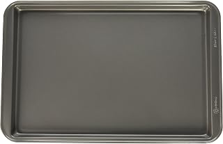 Heavy-Duty Carbon Steel Bake Ins Cookie Sheet, 15 1/4" x 10 1/4", Gray