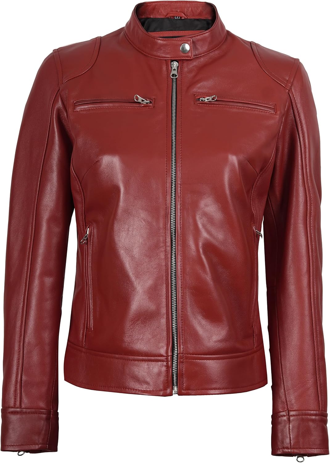 fjackets Leather Jacket Women Real Lambskin Leather Women Jackets For Womens Stylish Leather Jackets - Image 3