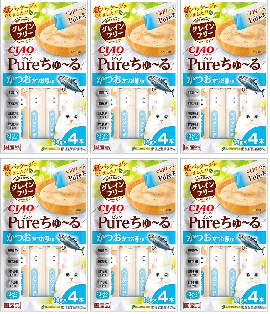 Amazon.co.jp: いなばペットフード 【セット販売】チャオ Pure