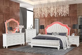 First of a Kind Rosie Queen 5 Piece Bedroom Set