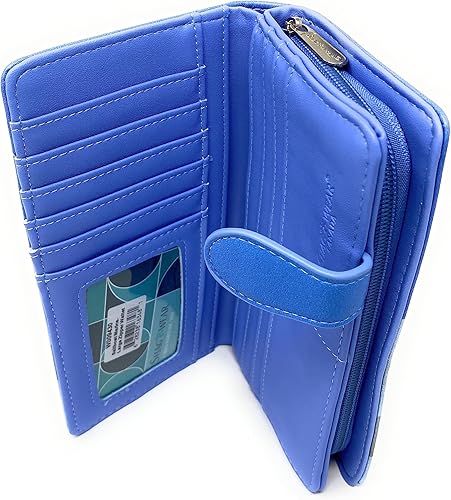 Miniatura 3 de Shag Wear Sailboat Marina - Cartera náutica de verano para mujer de 7", verde azulado, Moderno