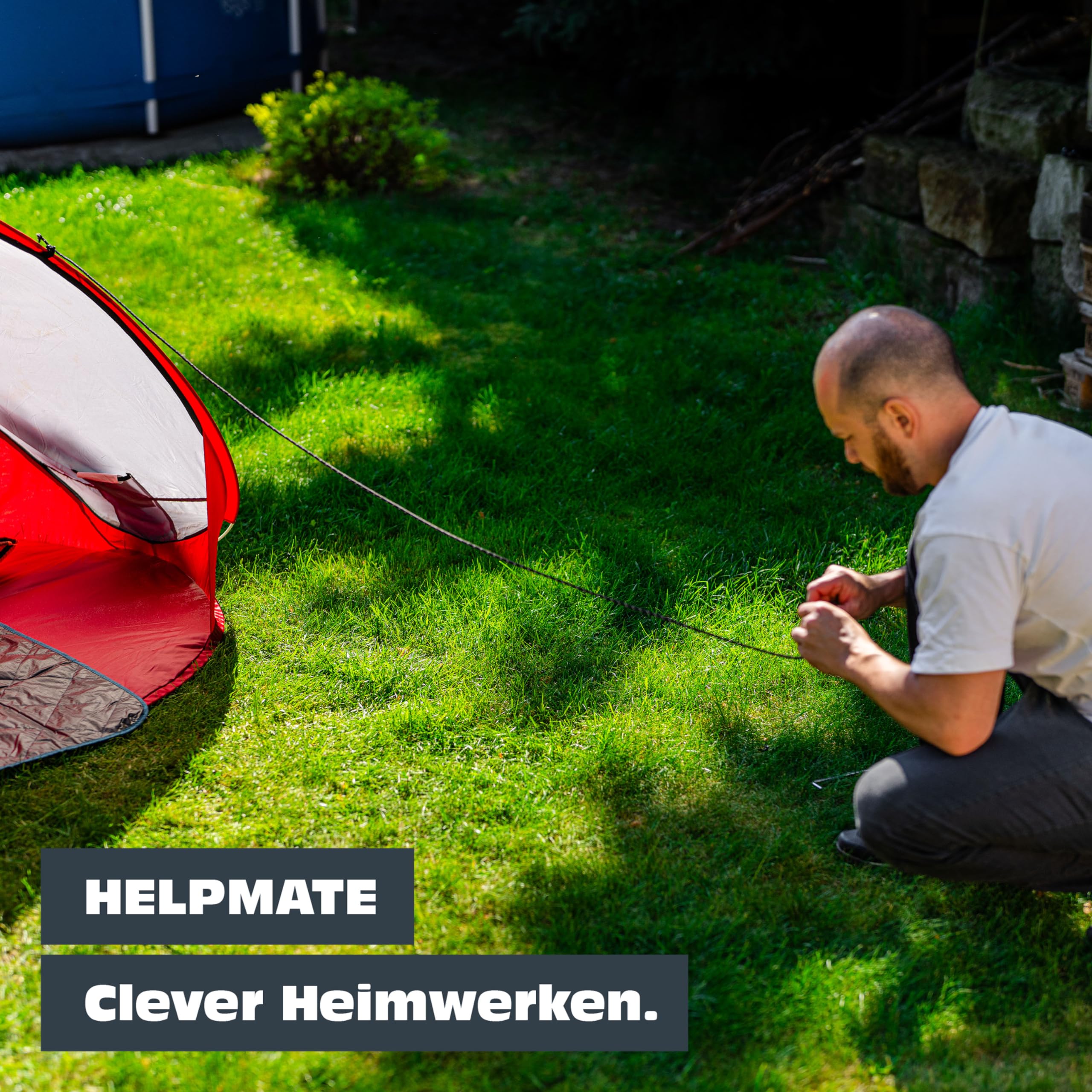 5 Mm Geflochtenes Nylon-Seil – 15 M, Schwarz, Allzweck-Seil Für Camping, Haus & Auto