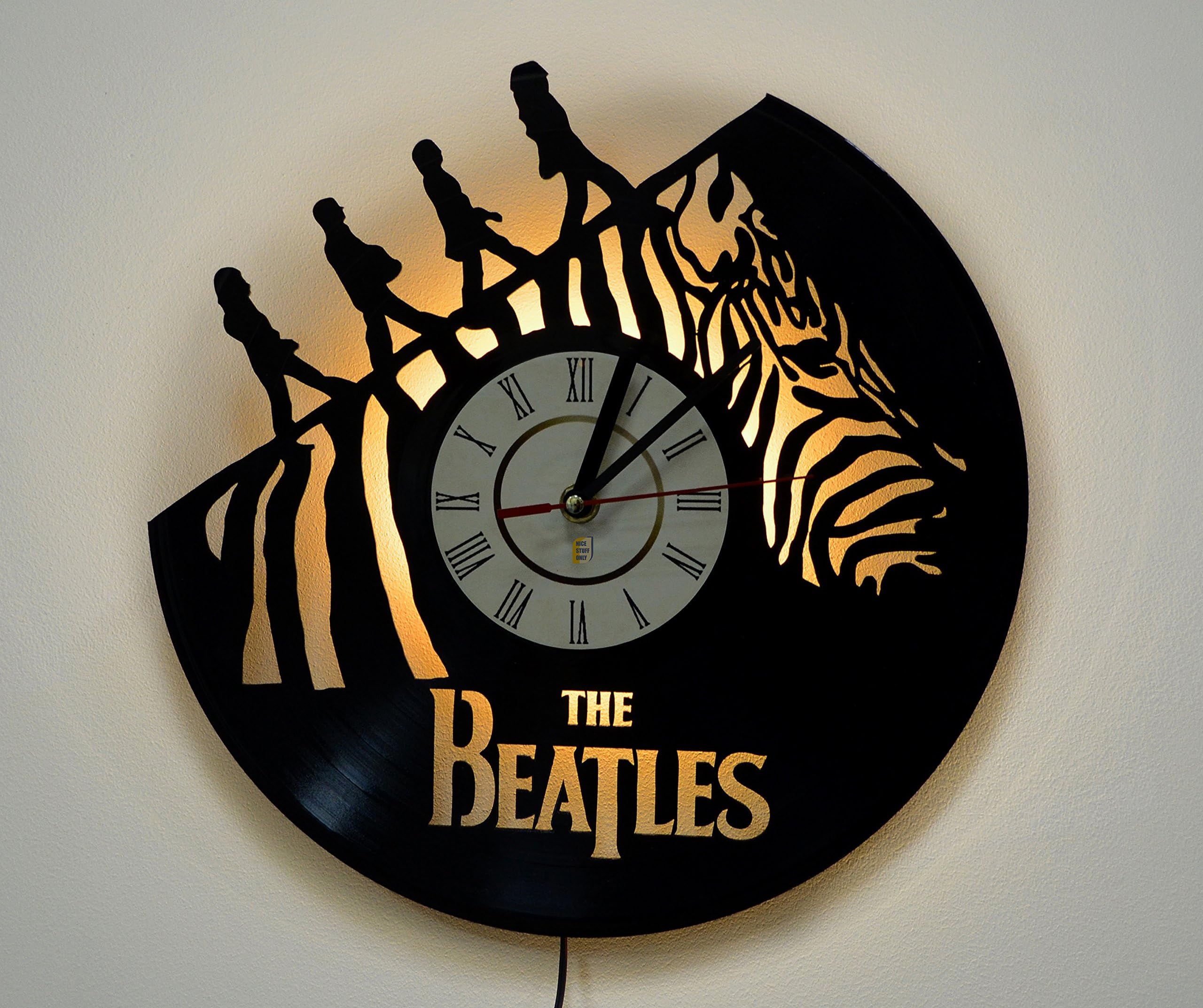 NICE STUFF ONLY Beatles Abbey Road Wall Lamps, Night Light Function, Perfect Gift Idea for His and Her