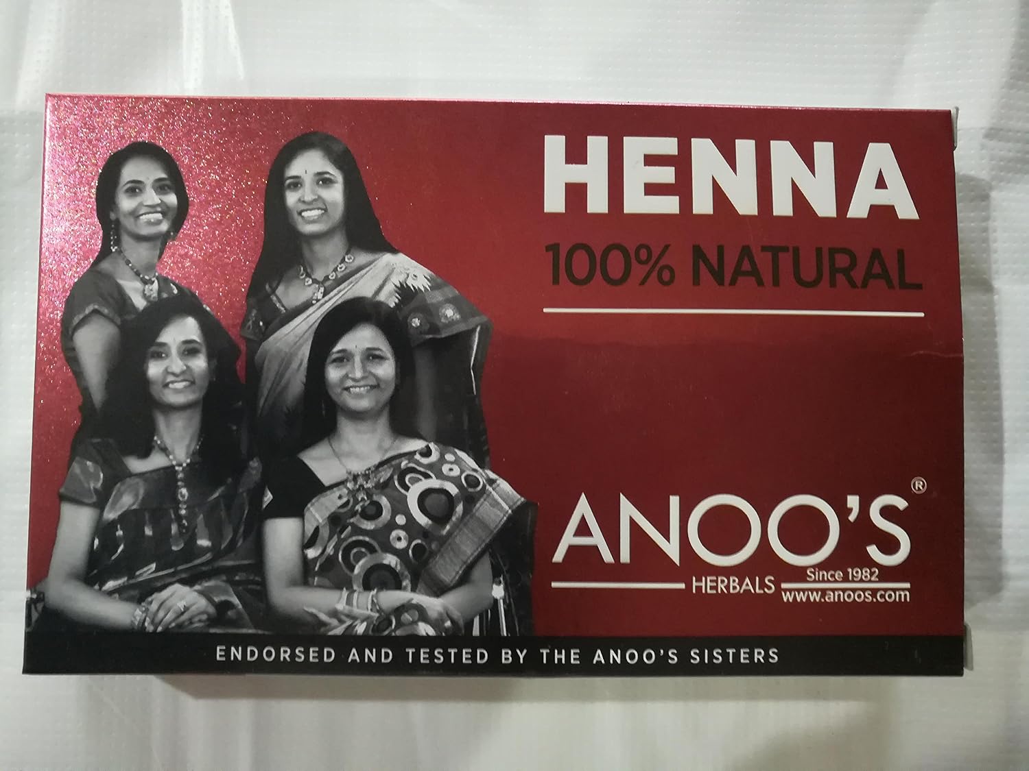 Henna Herbal Pack de Anoo's 100 g