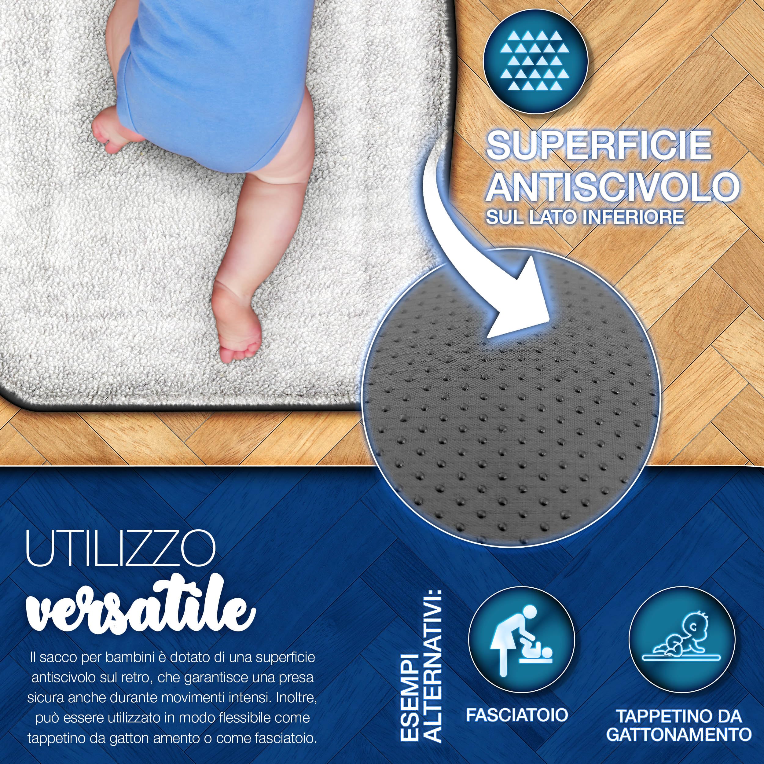 KIDUKU Sacco Passeggino Universale | Sacco Invernale Termico per Culla, Carrozzina | Copertura Impermeabile, Antivento | Con Zip e Tasca
