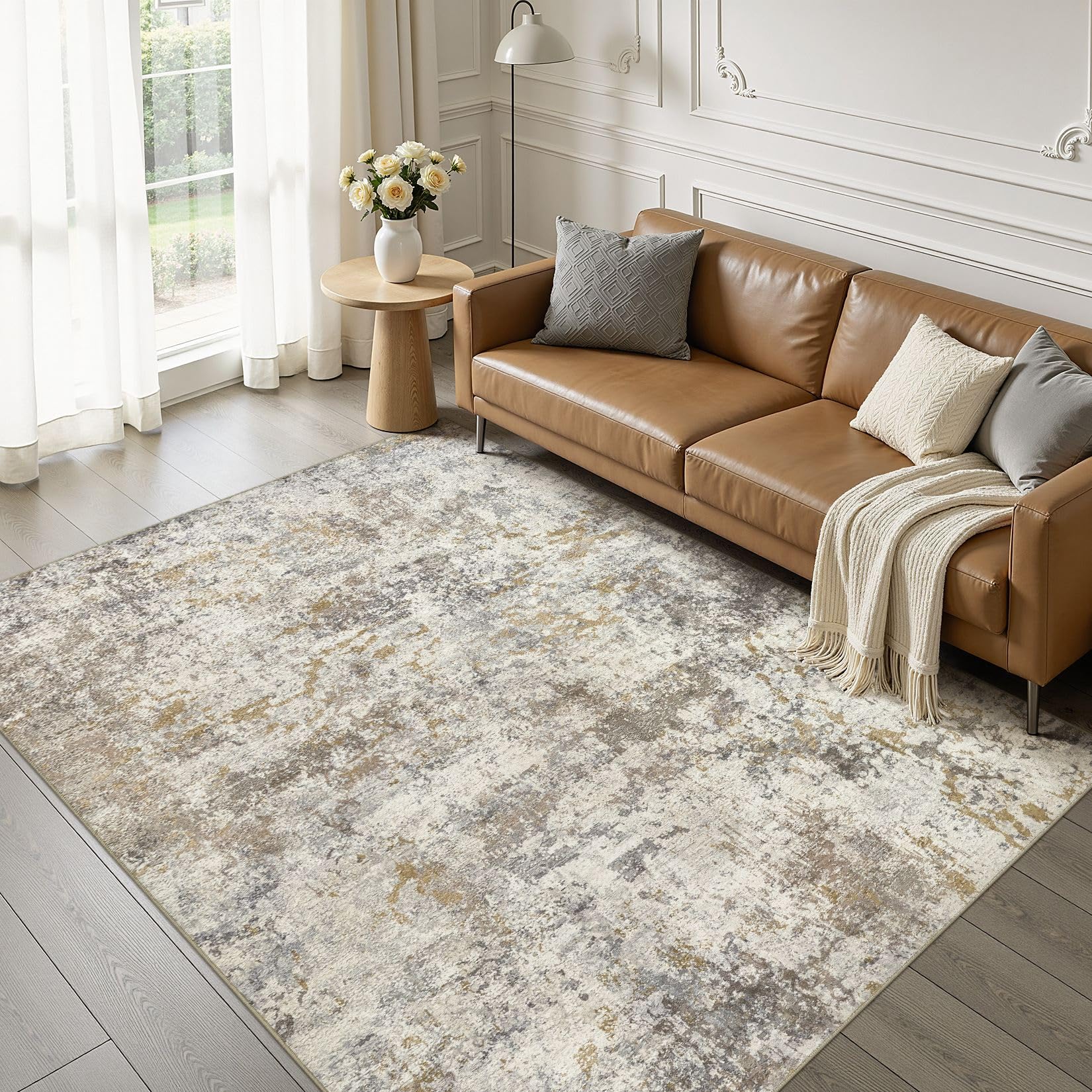 kakania 5x7 Washable Area Rug