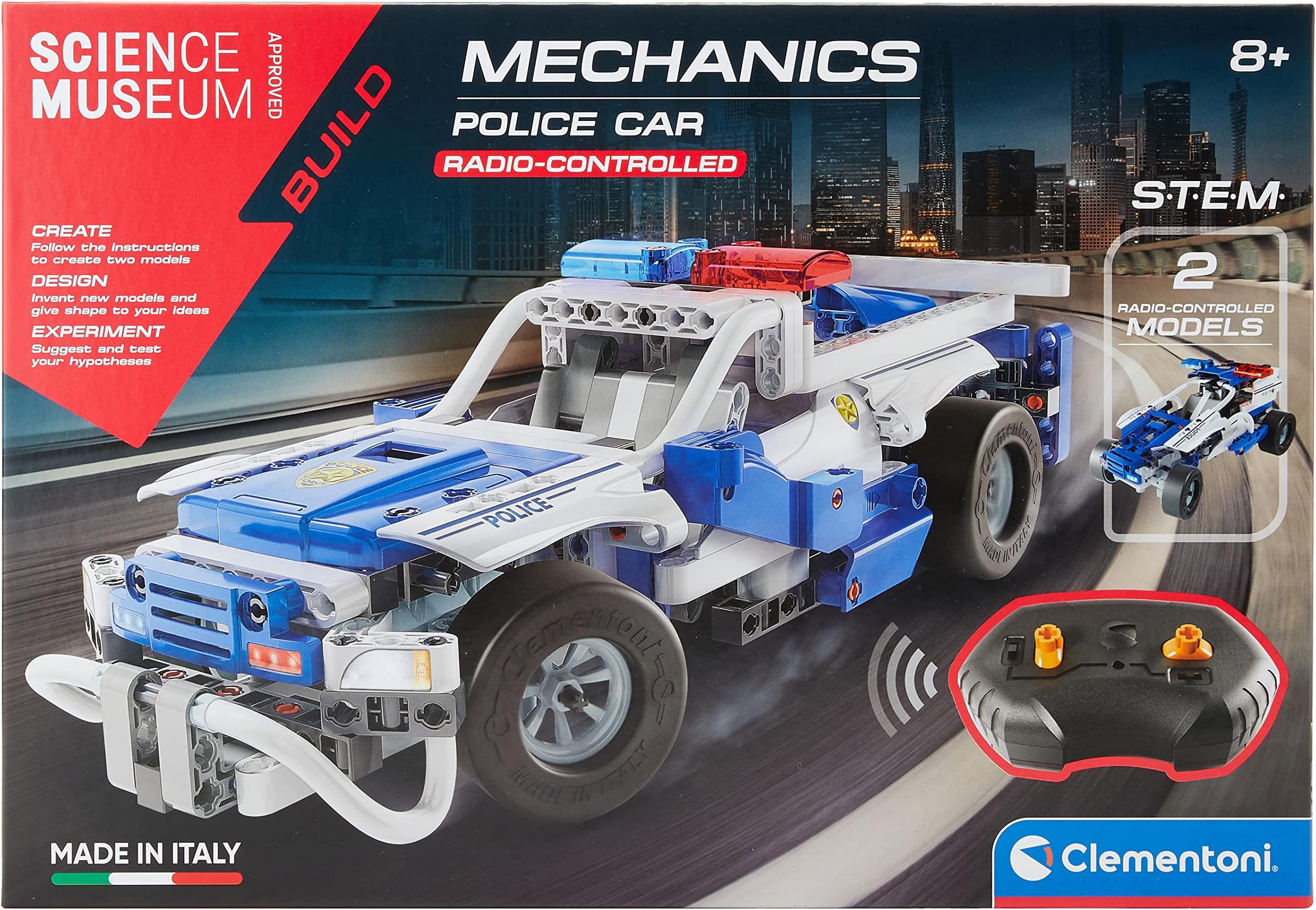 61874 Mechanics Lab-Police Car, Multi-Colour