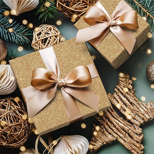 Vista 46 de CRE8TIVE Papel tapiz marrón oscuro con purpurina, borde de pared para despegar y pegar, 8 x 80 pulgadas, papel tapiz de tela brillante, extraíble