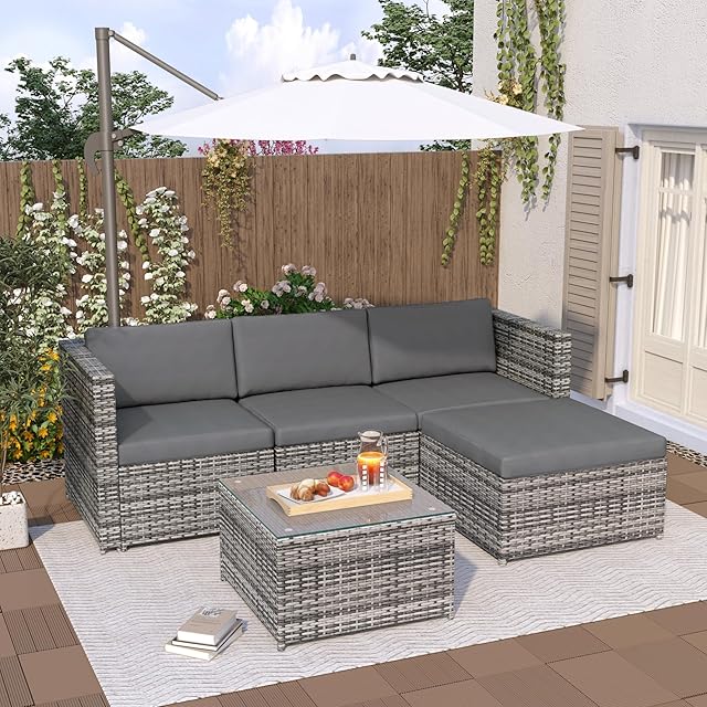 Merax Merax Gartenmöbel Balkonmöbel Gartenlounge Terrassenmöbel — Möbel-Sets