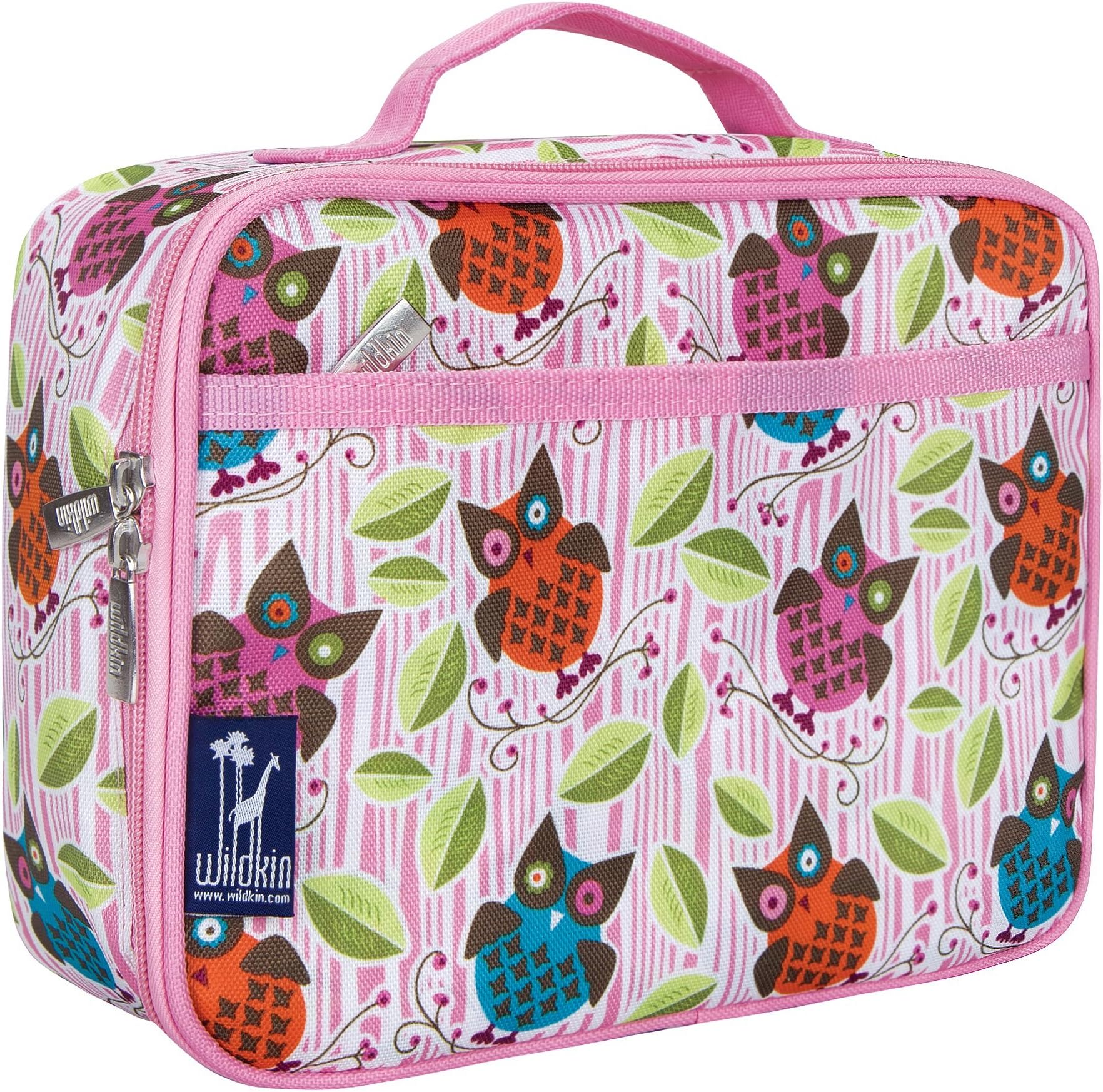 Wildkin Insulated Lunch Box Packing Hot Or Cold Snacks School And Travel Patterns Coordinate With Our Backpacks And Duffel Bags One Size Owls