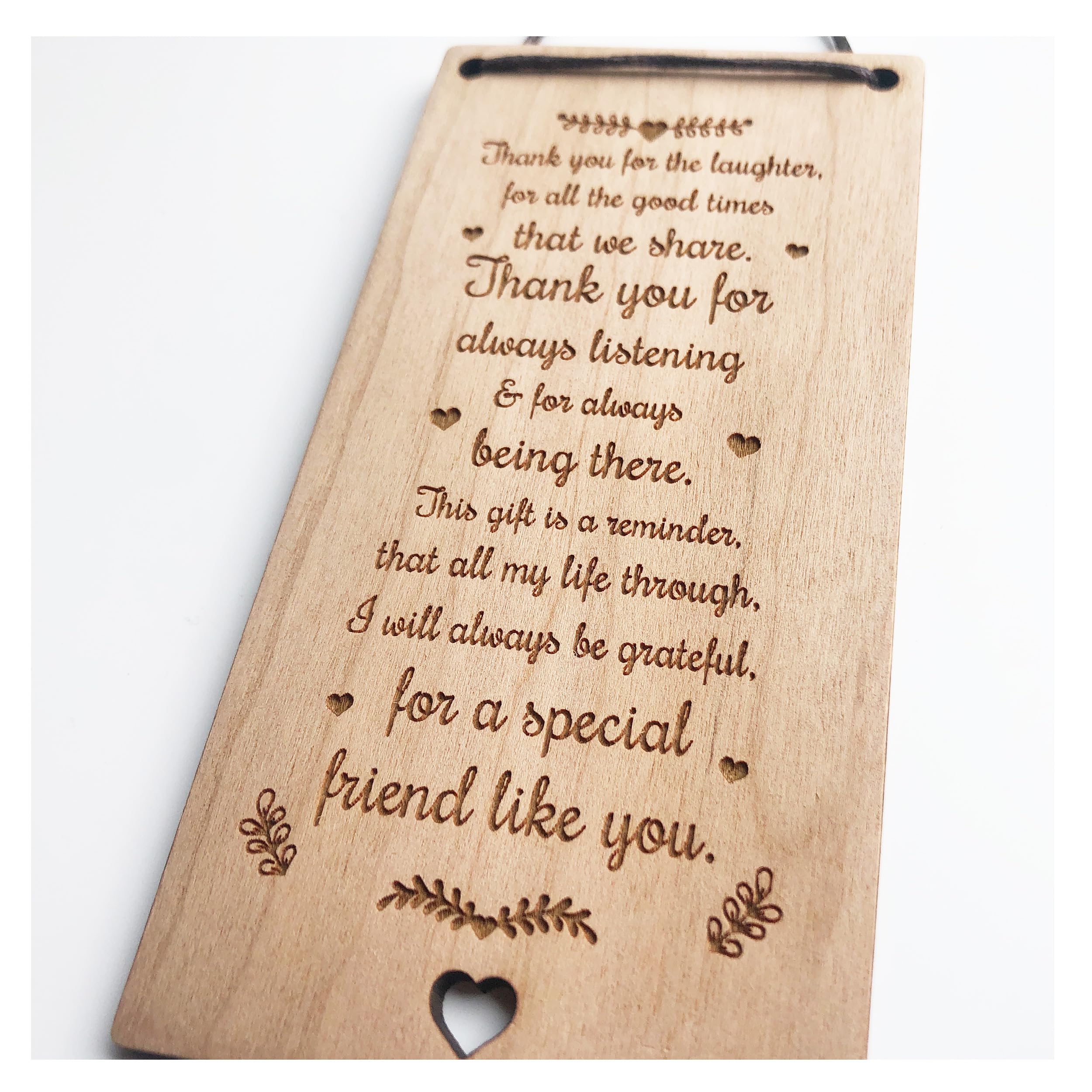 Lovethis** Inspiration Gift Best Friend Sentiments Wooden Plaques - Cute Quotes And Sayings To Make Your Day Better (Inspiration Gift)