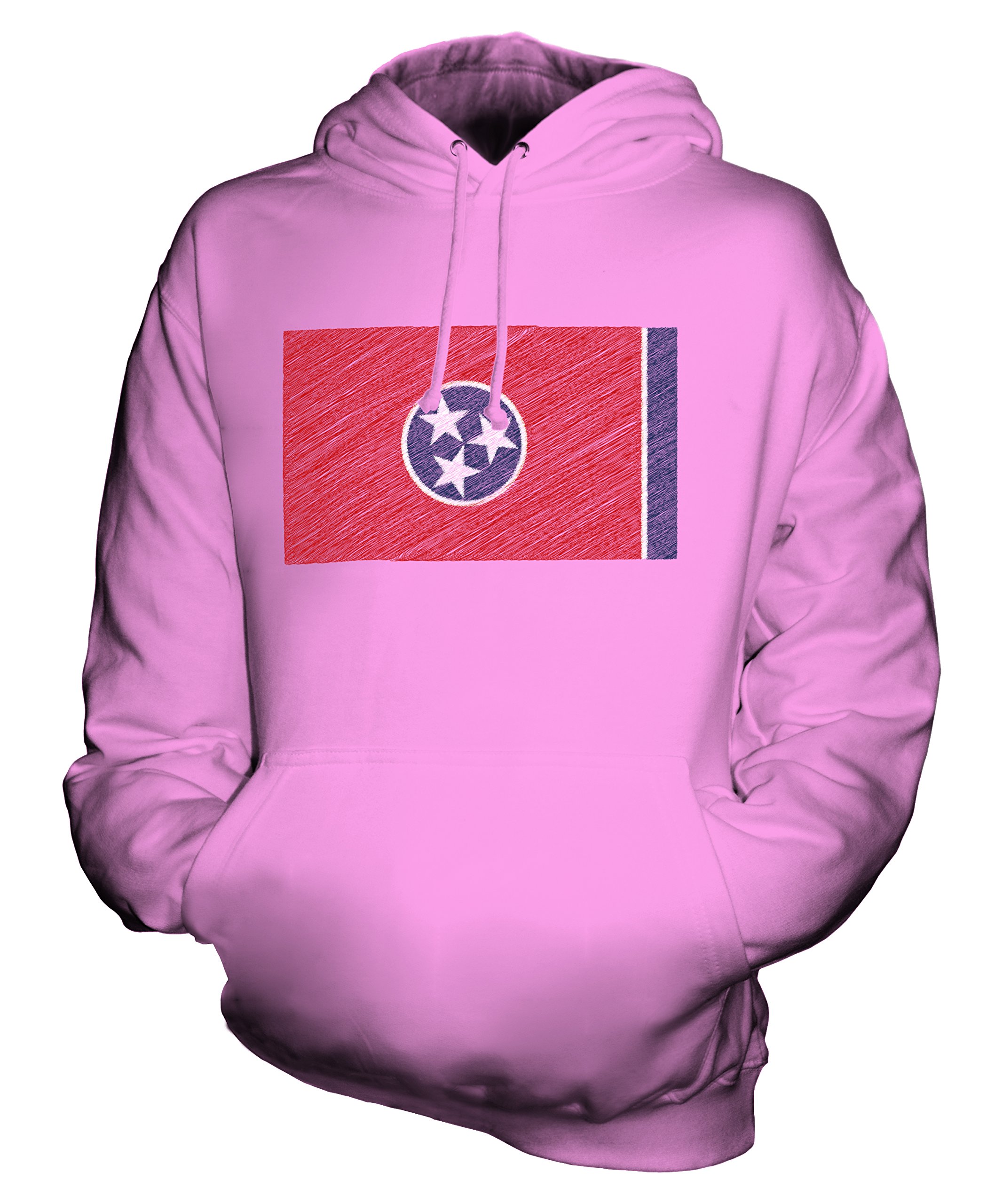 Pull Tennessee sweat à capuche unisexe motif drapeau imprimé pour hiver