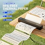 POLONO D810 Thermal Printer Paper 8.5 x 11 Inch, Advanced Thermal Printing, US Letter Size Thermal Paper Compatible with D810, Size 8.5" x 11",100 Sheets