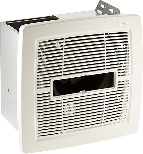 Broan-NuTone AEN80L AEN Invent Energy Star Ventilador de ventilación de una sola velocidad con luz LED 80 CFM 08 Sones color blanco
