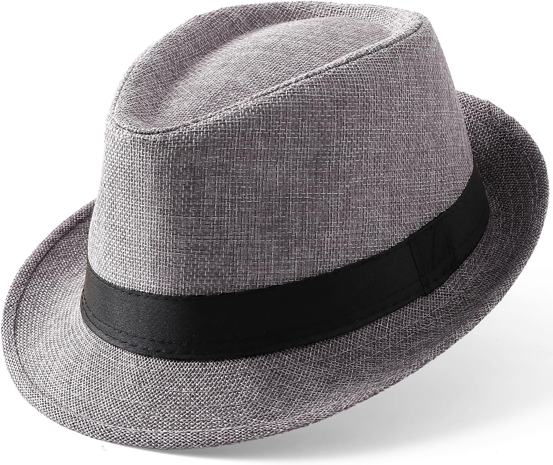 Men's 1920s Short Brim Trilby Fedora Hat