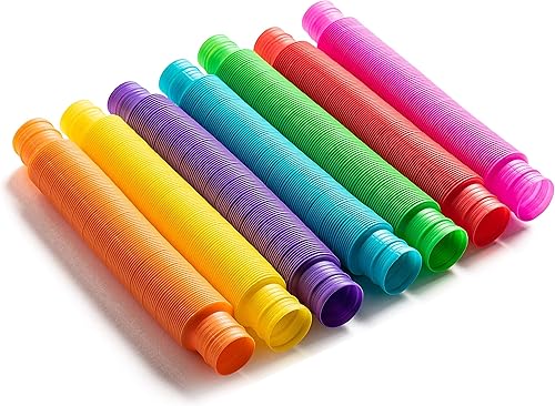 Vista 9 de Special Supplies Divertidos tubos de tracción y estiramiento para niños, juguete para reventar, doblar, construir y conectar, proporciona juego