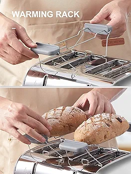 Amazon.com: Toaster 4 Slice, Extra Wide Slots, Stainless