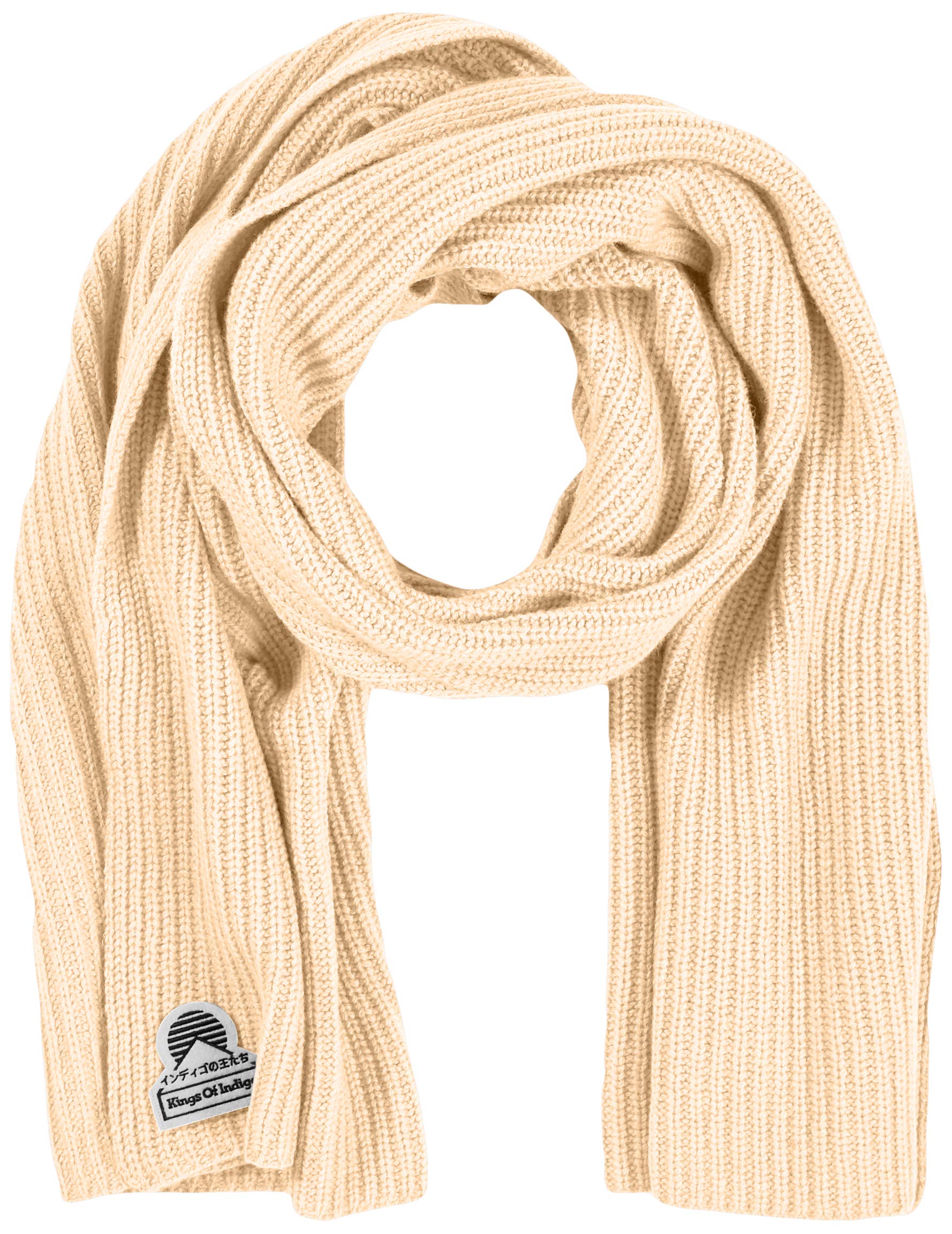 Kings of Indigo Unisex Scarf Scarf Not Applicable, Off-White (Off White 7200), One Size (Manufacturer Size: OS)