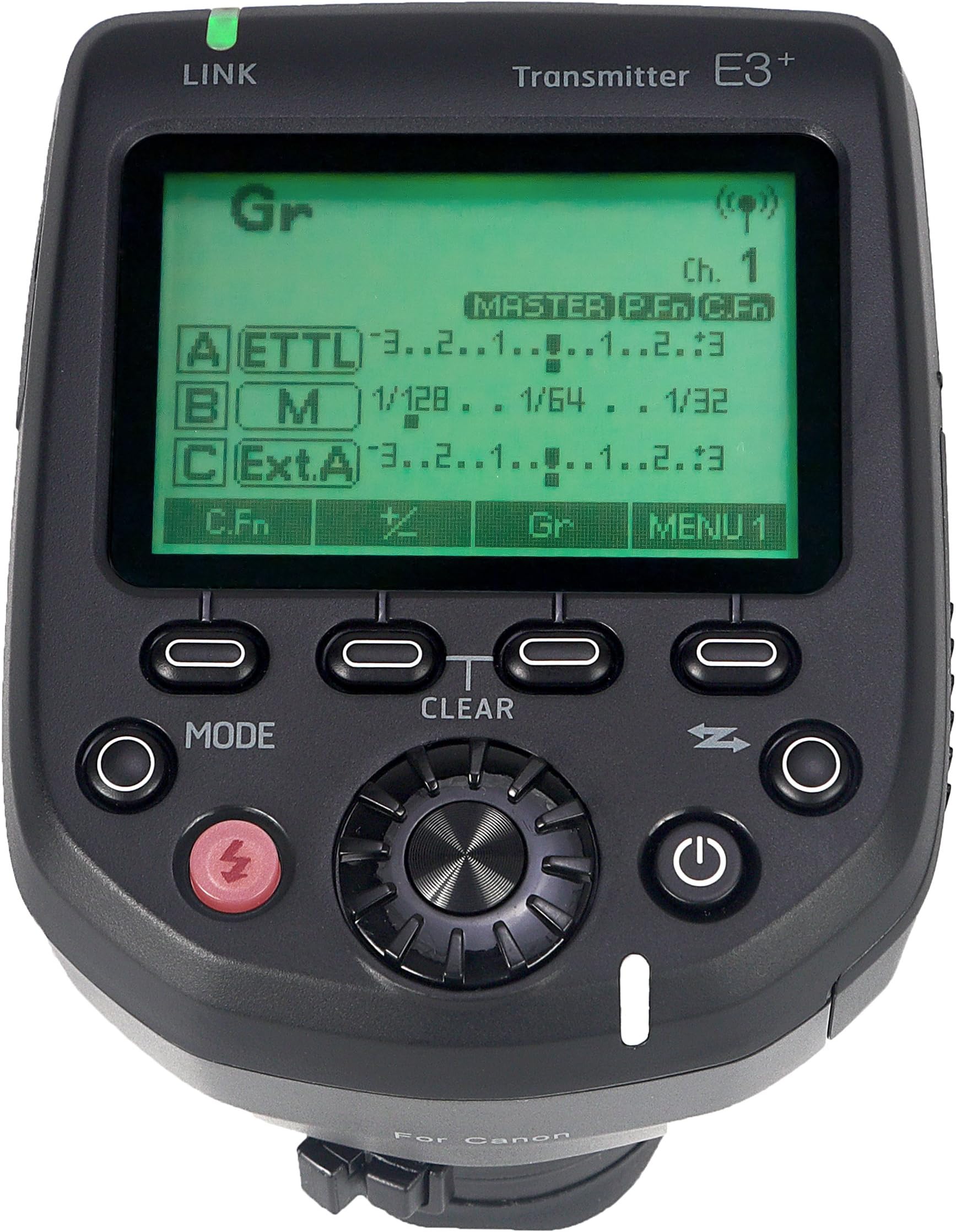 AODELAN E3+ Flash Speedlite Transmitter Flash Trigger for Canon 600EX-RT, 600EX II-RT, 430EXIII-RT, Replaces Canon ST-E3-RT