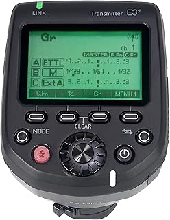 AODELAN E3+ Flash Speedlite Transmitter Flash Trigger for Canon 600EX-RT, 600EX II-RT, 430EXIII-RT, Replaces Canon ST-E3-RT