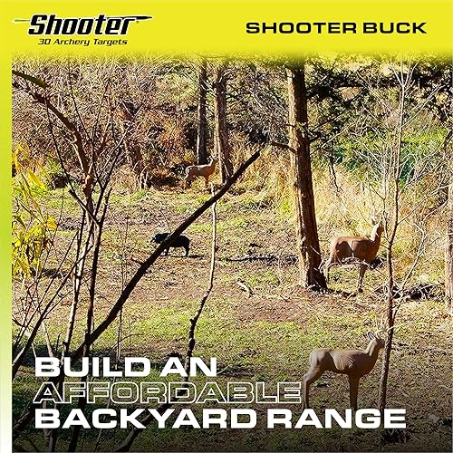 Miniatura 8 de Shooter Buck 3D Ciervo Tiro con arco blanco