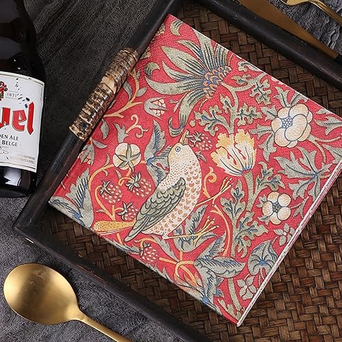 Miniatura 4 de Servilletas de papel, servilletas de cena de animales lindos para primavera, verano, otoño, fiesta de té, vacaciones, festival, cóctel, bebida,