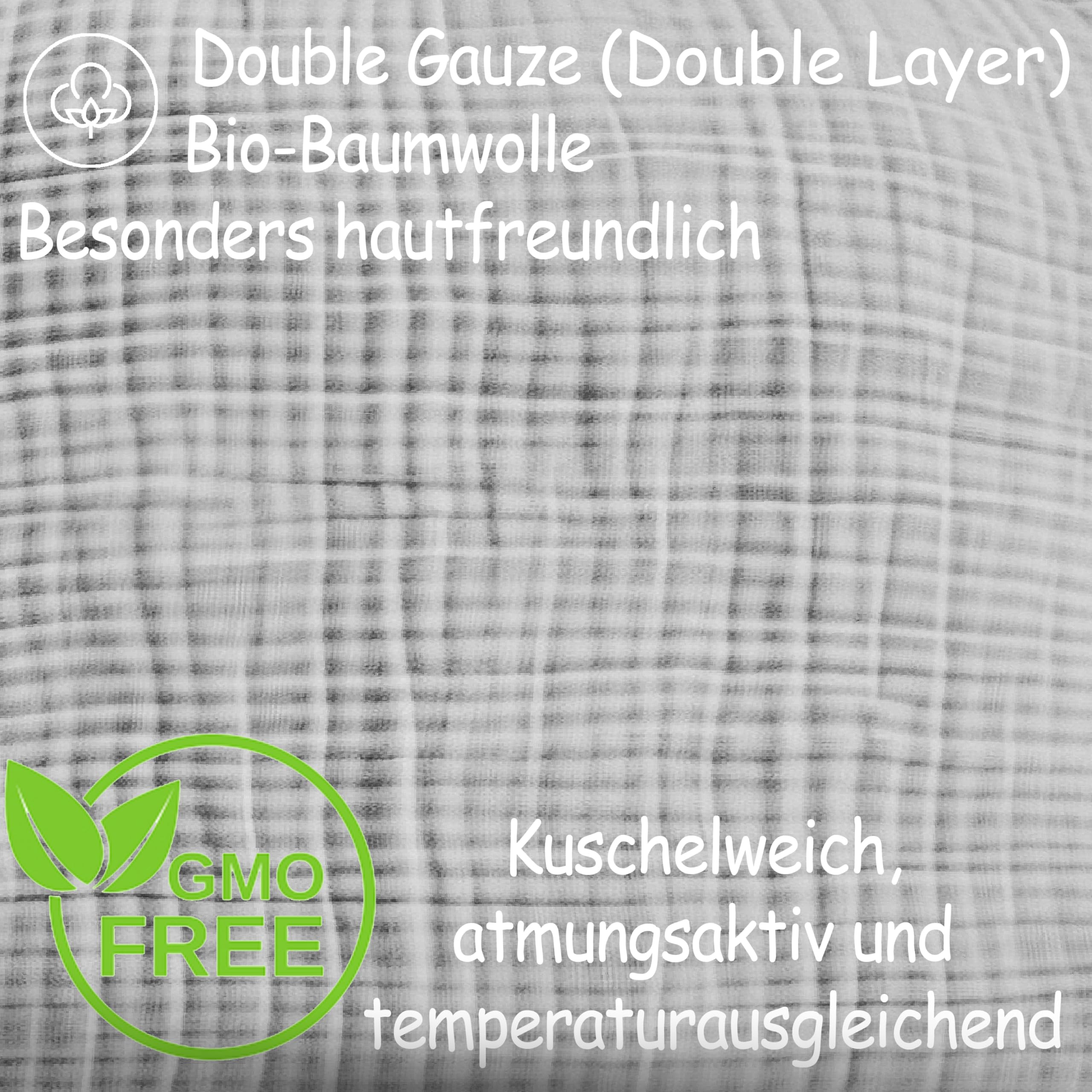 Housse De Traversin En Mousseline De Coton Bio 15x40 Cm - Fermeture éclair Cachée, Couleur Émeraude