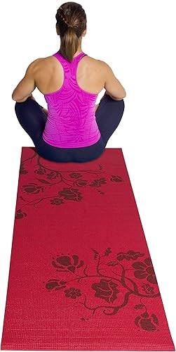 Miniatura 3 de Tone Fitness - Tapete para yoga con diseño floral