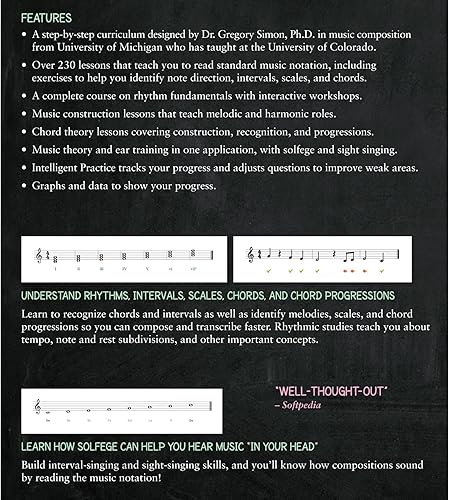 Miniatura 6 de eMedia Music Theory Tutor, Volume 1 - Learn at Home