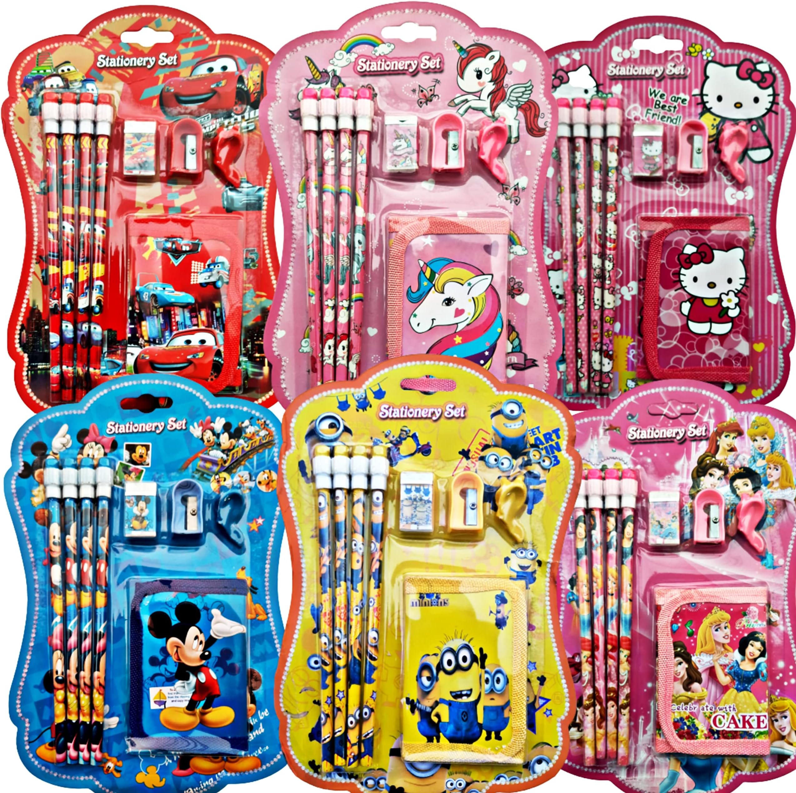 MSGH Stationery Set/Birthday Party Return Gift (PACK OF 12)