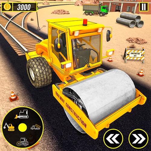 Train Track Construction Train Station 3D Games