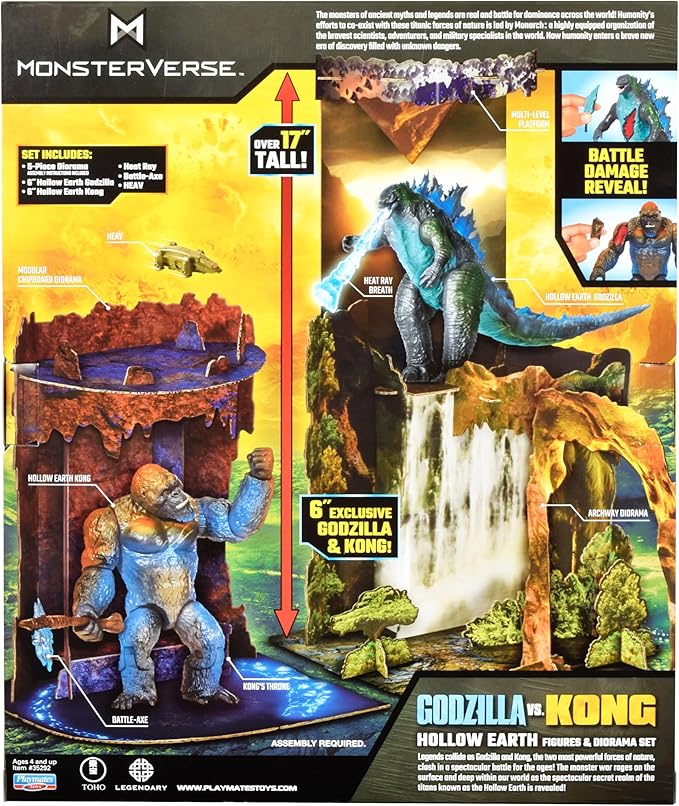 Godzilla x Kong: El Nuevo Imperio - Figura Hueca Tierra de 6" miniatura 5
