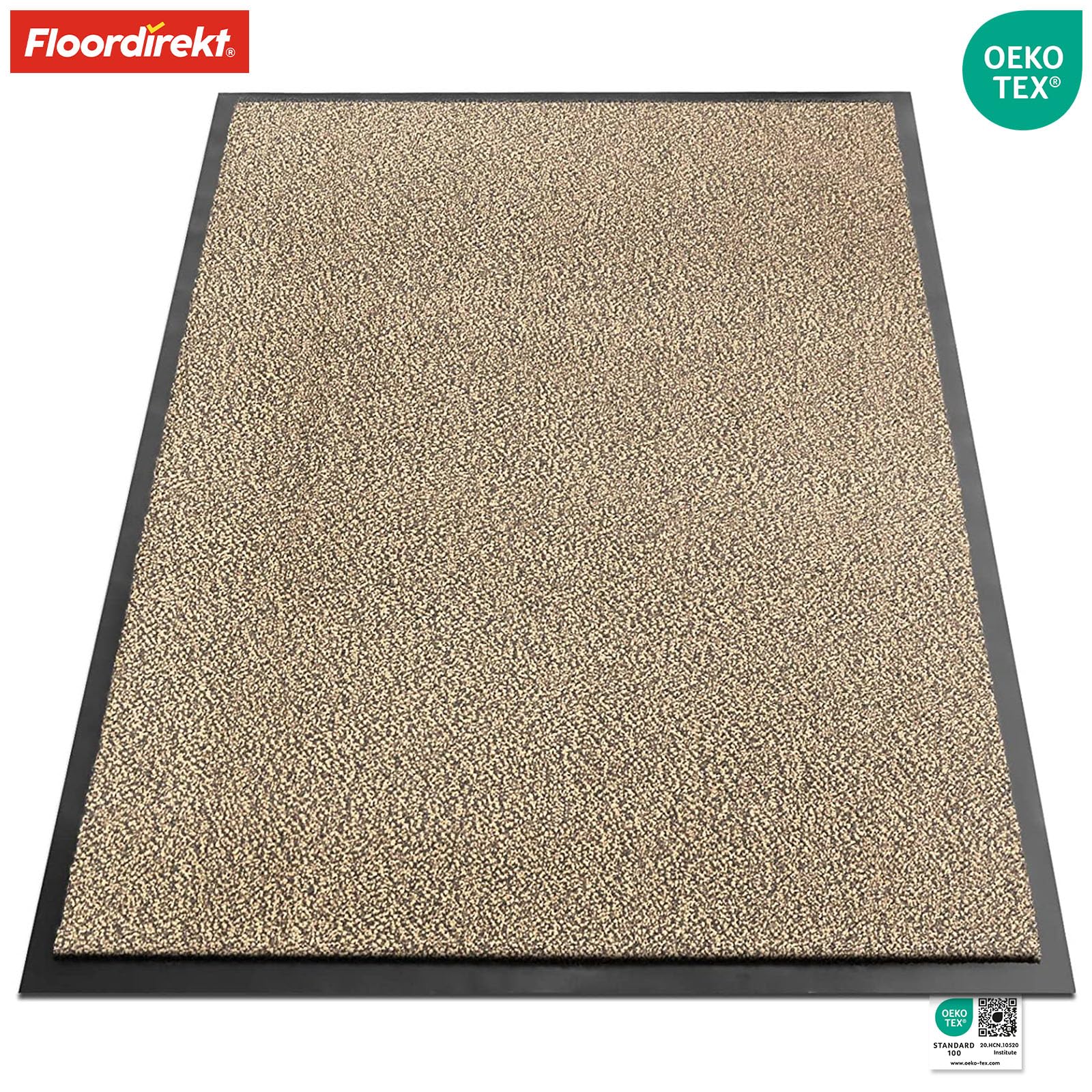 Zerbino Rhine 90x150 Cm Grigio - Antiscivolo, Lavabile, Senza Sostanze Nocive - Foto 2