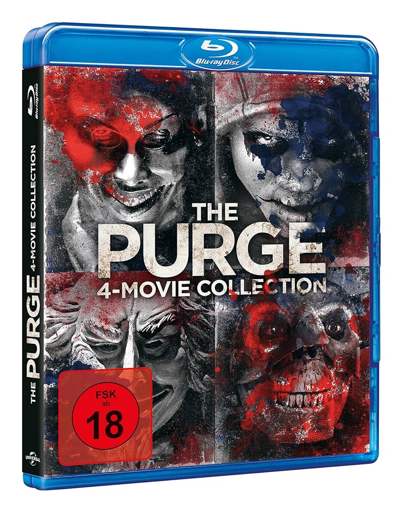 (未使用･未開封品)The Purge: 4-Movie Collection [DVD] The Purge - 4-Movie-Collection [Blu-ray] [Region Free
