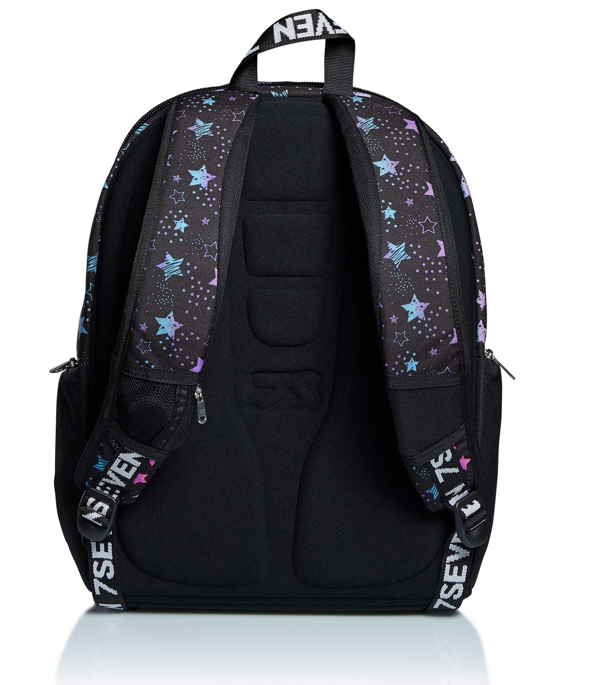 Seven Zaino Advanced, Doppio Scomparto, Tasca porta pc, Tasche multifunzione, Scuola e tempo libero, Bambini e ragazzi