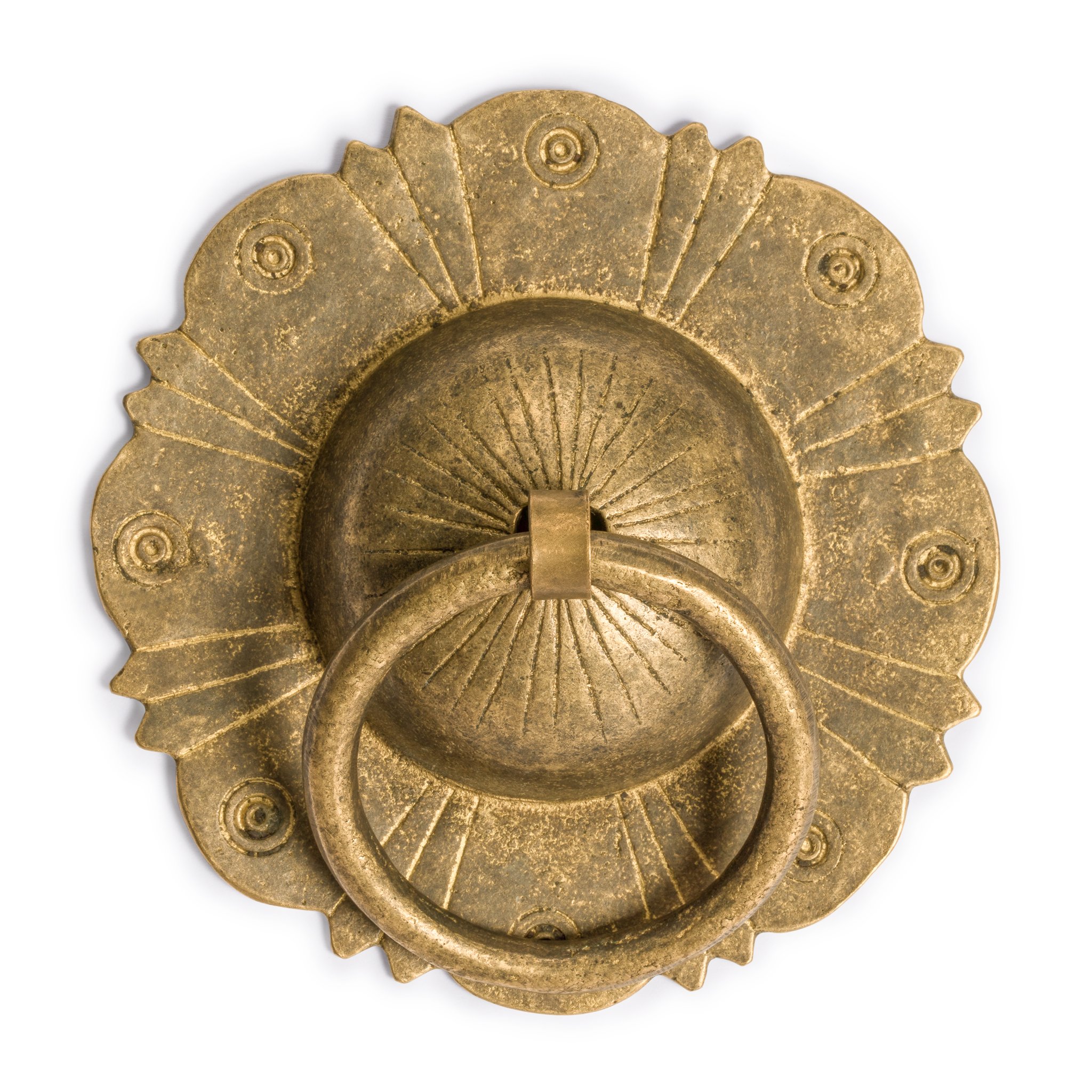 CBH Brilliant Sun Brass Hardware Door Pulls 5" - Set of 2