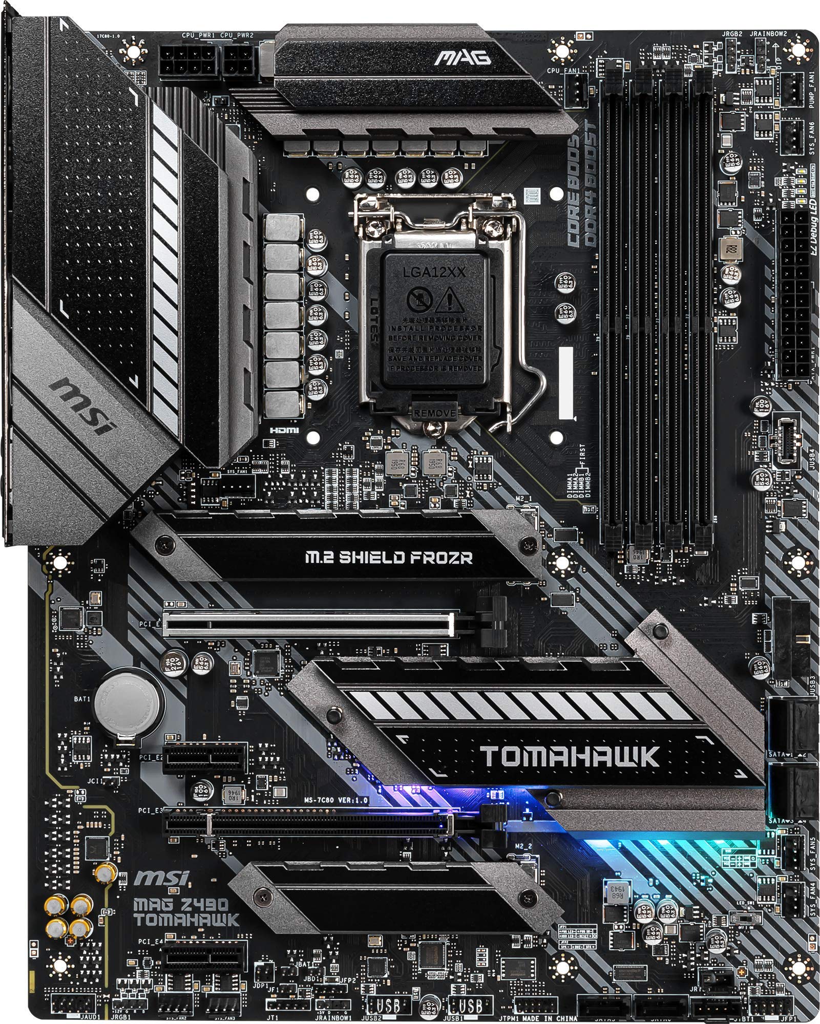 MSI MAG Z490 Tomahawk Gaming Motherboard : Amazon.co.uk: Computers