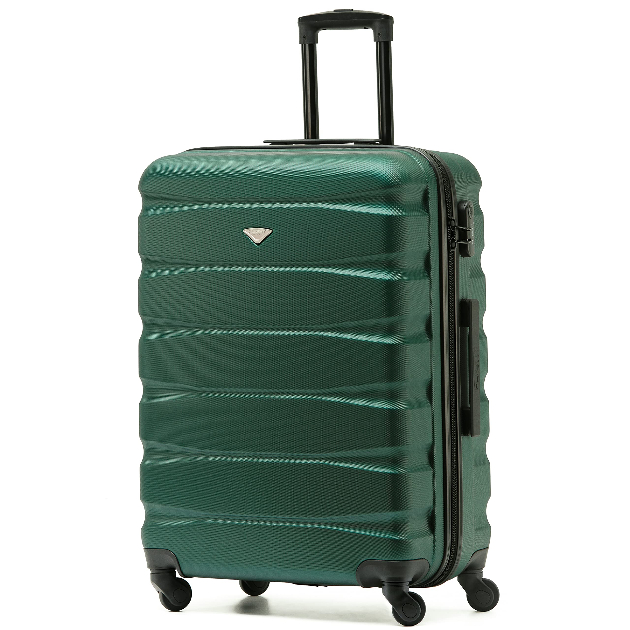 Flight Knight Lightweight 4 Wheel ABS Hard Case Medium Suitcase Approved for Over 100 Airlines Including easyJet, British Airways, Ryanair, Jet2, Emirates & Many More - Check-in Medium Size 25" — view 44
