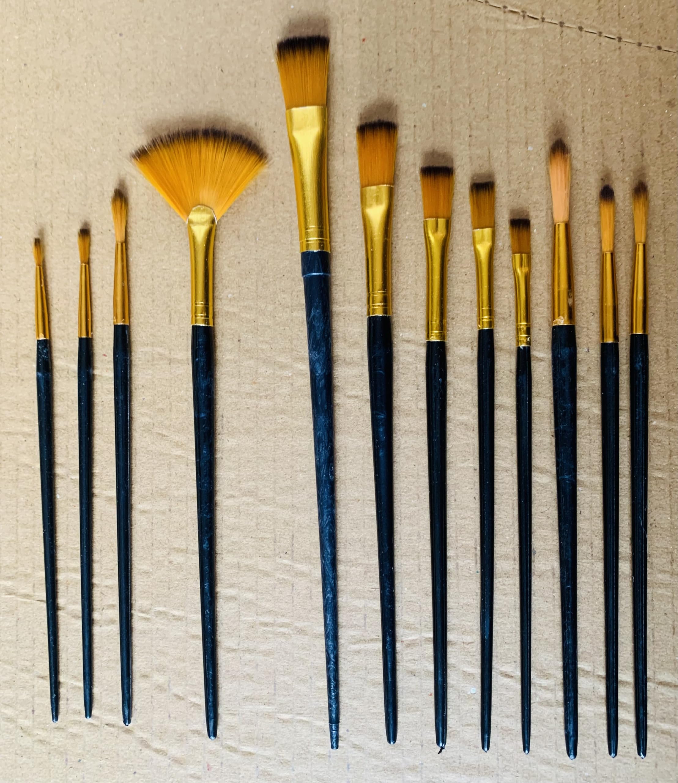 Cake Decorating Brush Set Fondant Art Brush Pastry Brush Set (12-Brush)-image-15
