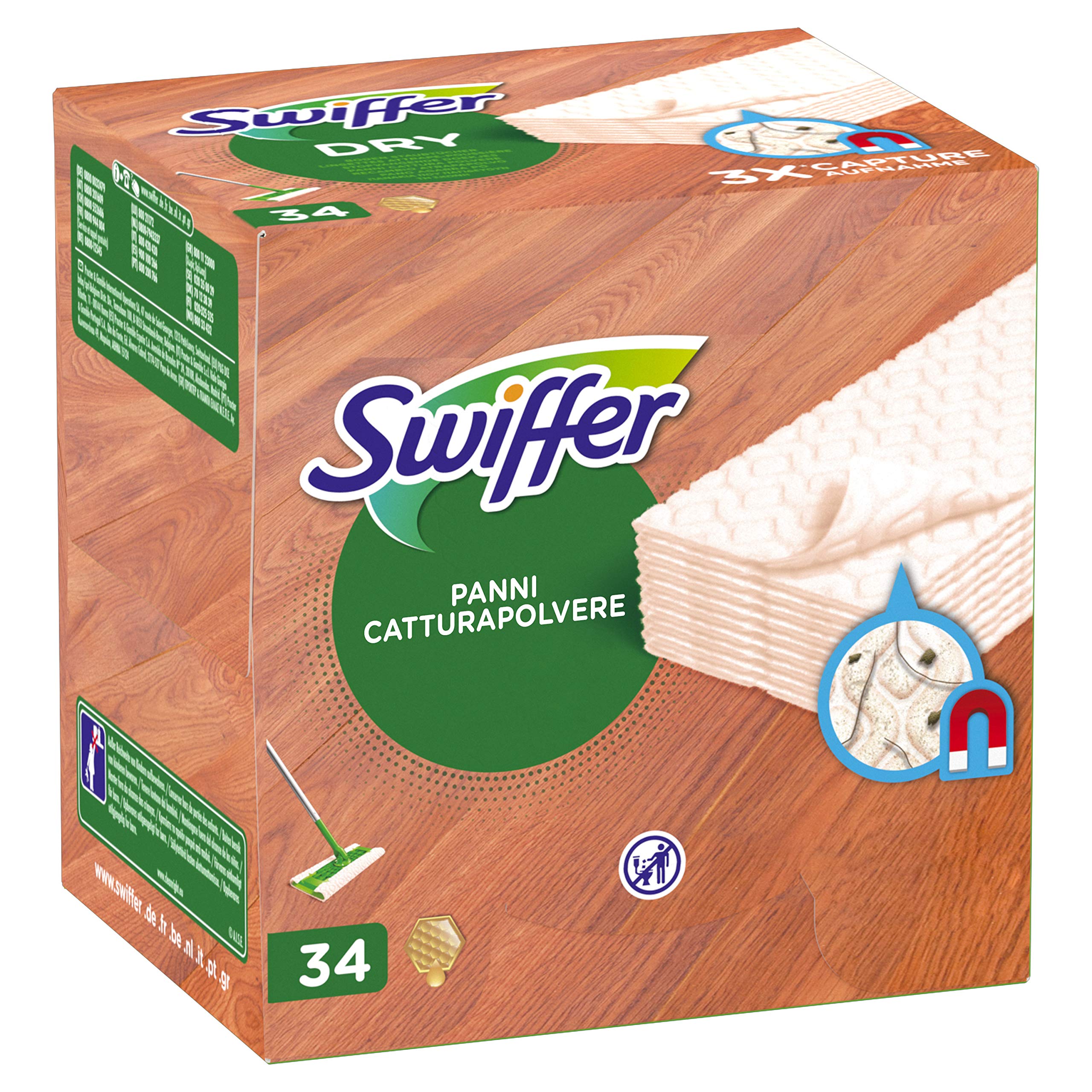 Swiffer Doekjes 120 Navullingen - Droge Vloerdoekjes