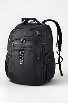 KROSER TSA Friendly Travel Laptop Backpack 17.3 Inch