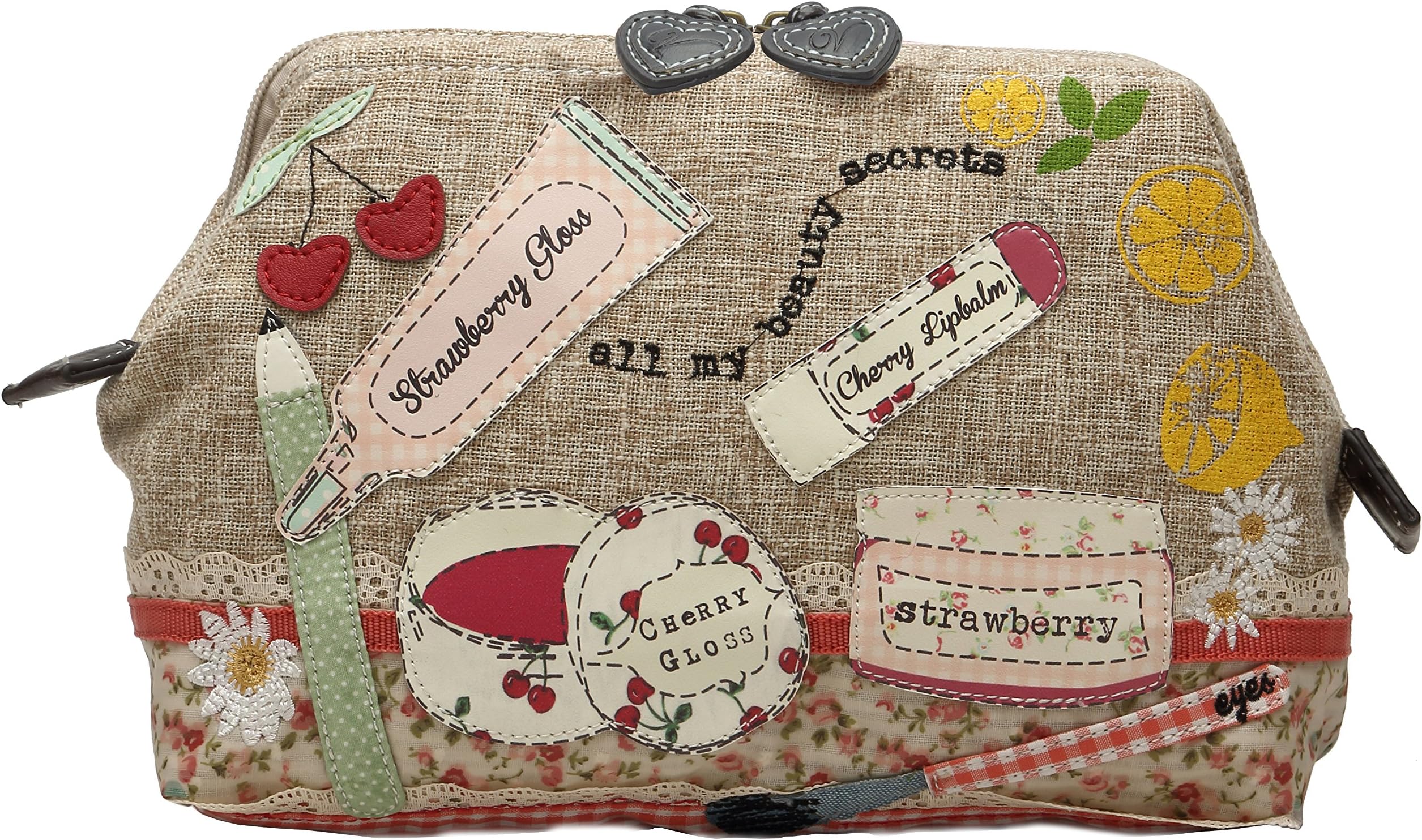 Vendula London Women Designer Cosmetic Bags Recipe Make Up Bag