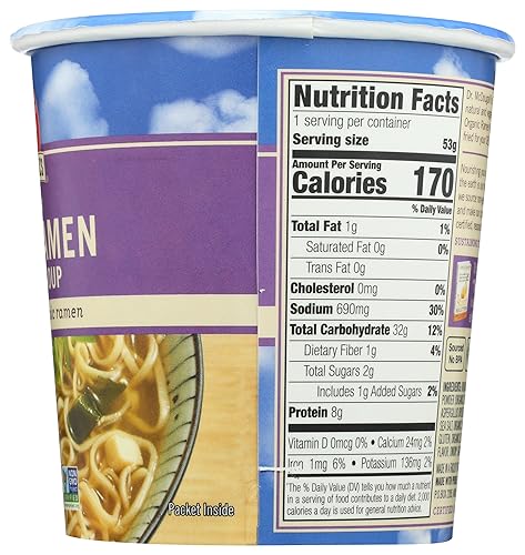 Miniatura 7 de Dr McDougalls Taza de sopa grande de Miso orgánico jengibre de ajo con fideos 19 onzas